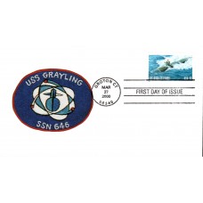 #3372 Submarine USS Grayling SSN646 HCT FDC