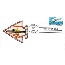 #3372 Submarine USS Baton Rouge SSN689 HCT FDC