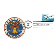 #3372 Submarine USS Philadelphia SSN690 HCT FDC