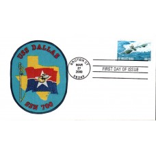 #3372 Submarine USS Dallas SSN700 HCT FDC