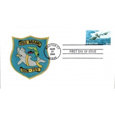 #3372 Submarine USS Miami SSN755 HCT FDC