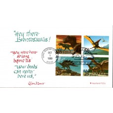 #2422-25 Dinosaurs Heartland FDC