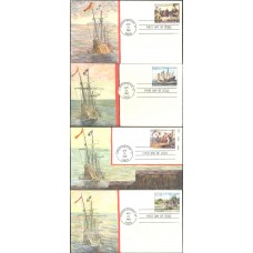 #2620-23 Voyage of Columbus Heluva FDC Set