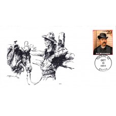 #2869h Bat Masterson Heritage FDC