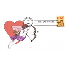 #2948 Love - Cherub Heritage FDC