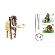 #3078-79 Woolly Mammoth - Mastodon Heritage FDC