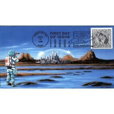 #3188c Man Walks on the Moon Heritage FDC