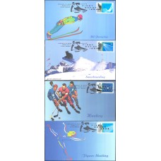 #3552-55 Winter Olympics Heritage FDC Set