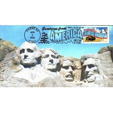 #3601 Greetings From South Dakota Heritage FDC