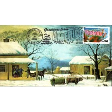 #3605 Greetings From Vermont Heritage FDC