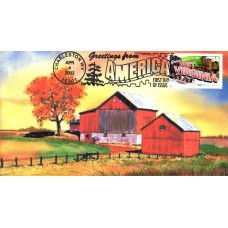 #3608 Greetings From West Virginia Heritage FDC