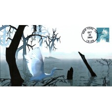 #3829 Snowy Egret PNC Heritage FDC