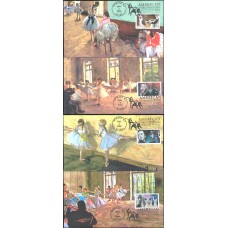 #3840-43 American Choreographers Heritage FDC Set