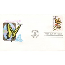 #2300 Tiger Swallowtail Butterfly Farnam FDC