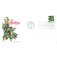 #3177 American Holly Farnam FDC