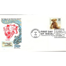 #3182k Teddy Bear Farnam FDC