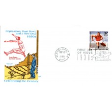 #3185j Jesse Owens Farnam FDC