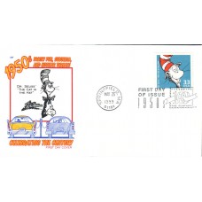 #3187h Dr. Seuss' Cat in the Hat Farnam FDC