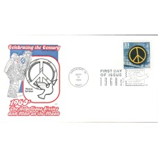 #3188m Peace Symbol Farnam FDC