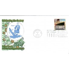 #3191l Titanic Farnam FDC