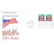 #3280 Flag Over City Farnam FDC