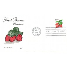 #3296a Strawberries Farnam FDC