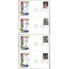 #3399-3402 Youth Team Sports Farnam FDC Set