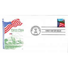 #3449 Flag Over Farm Farnam FDC