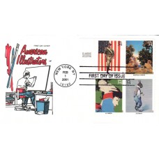 #3502a//g American Illustrators Farnam FDC