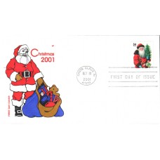 #3539 Santa Claus Farnam FDC