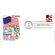 #3621 US Flag Farnam FDC