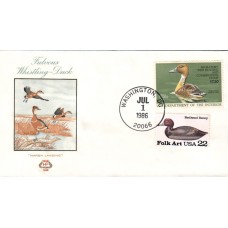 #RW53 Fulvous Whistling Duck Farnam FDC