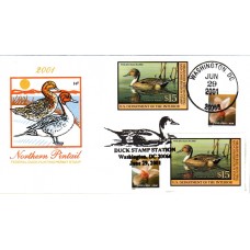 #RW68-68A Northern Pintail Dual Farnam FDC