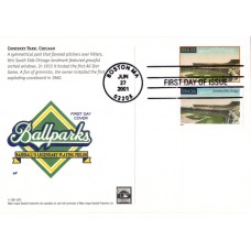 #UX372 Comiskey Park Combo Farnam FDC