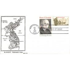 #2152 Korean War Veterans Combo HJS FDC