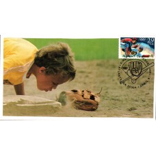 #2619 Olympic Baseball HM FDC