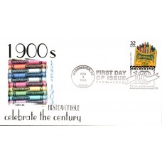 #3182d Crayola Crayons Hobby Link FDC