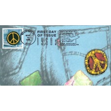 #3188m Peace Symbol Hobby Link FDC