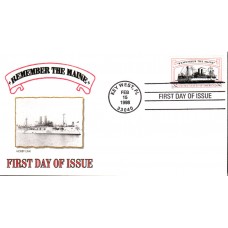 #3192 Remember the Maine Hobby Link FDC