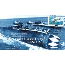 #3372 Submarine USS Salt Lake City SSN716 Hobby Link FDC