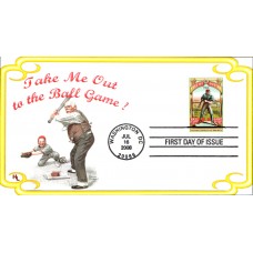 #4341 Take Me Out to the Ballgame Hobby Link FDC