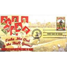 #4341 Take Me Out to the Ballgame Hobby Link FDC