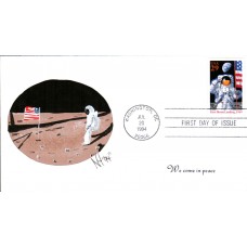 #2841 First Moon Landing Homespun FDC