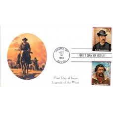 #2869h//q Masterson - Beckwourth Homespun FDC