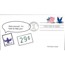 #2878 Dove Homespun FDC