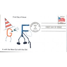 #2882 G Rate - Flag Homespun FDC