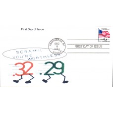 #2886 G Rate - Flag Homespun FDC