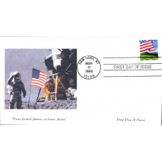 #2919 Flag Over Field Homespun FDC