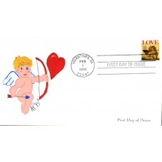 #2949 Love - Cherub Homespun FDC