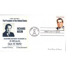 #2955 Richard Nixon Homespun FDC